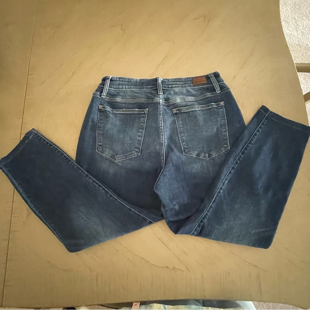Judy Blue Boyfriend Jeans 14W Plus Stretch Denim High Rise - Picture 3 of 14